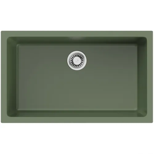 Кухонная мойка Natceramic Omoikiri Okinoshima 76-U/I-OL olive 4997147