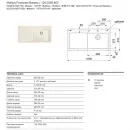Кухонная мойка Fraceram Franke Mythos MTK 611-100 ваниль 124.0335.853