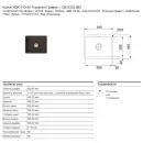 Кухонная мойка Fraceram Franke Kubus KBK 110-50 графит 126.0335.882