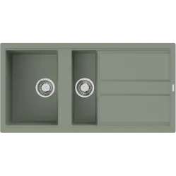 Кухонная мойка Artceramic Omoikiri Kitagawa 100-2-WG wind green 4993252