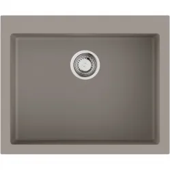 Кухонная мойка Artceramic Omoikiri Bosen 57A-GR ленинградский серый 4993819