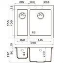 Кухонная мойка Artceramic Omoikiri Bosen 59-2A-WH белый 4993823