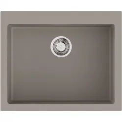 Кухонная мойка Artceramic Omoikiri Bosen 61A-GR ленинградский серый 4993825