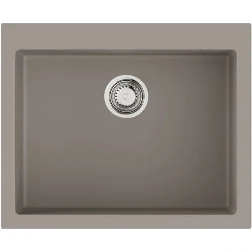 Кухонная мойка Artceramic Omoikiri Bosen 61A-GR ленинградский серый 4993825
