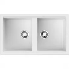 Кухонная мойка Artceramic Omoikiri Kitagawa 86-2-WH белый 4993806