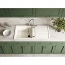 Кухонная мойка Artceramic Omoikiri Kitagawa 100-WH белый 4993787