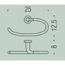 Кольцо для полотенец 25 см Colombo Design Basic B2731