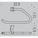 Кольцо для полотенец 22,9 см Colombo Design Road B8031