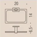 Кольцо для полотенец Colombo Design Look B1631.BM