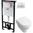 Комплект подвесной унитаз Villeroy & Boch Omnia Architectura 567410R1 + 98M9C101 + система инсталляции AlcaPlast AM101/11203:1RUSSETM71