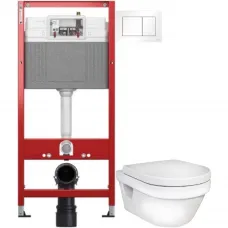 Комплект подвесной унитаз Gustavsberg Hygienic Flush 5G84HR01 + система инсталляции Tece 9400413