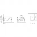 Комплект подвесной унитаз Am.Pm Inspire 2.0 C50A1700SC + система инсталляции Villeroy & Boch 92246100 + 92249068