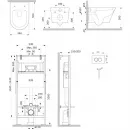 Комплект подвесной унитаз Am.Pm Sense + система инсталляции Am.Pm MasterFit Pro C L IS100151.741701