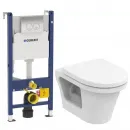 Комплект подвесной унитаз Toto CF CW132Y#NW1 + VC130 + система инсталляции Geberit 458.124.21.1