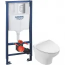 Комплект подвесной унитаз Jacob Delafon Nouvelle Vague EDK102-00 + E22124-00 + система инсталляции Grohe 38772001