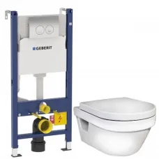 Комплект подвесной унитаз Gustavsberg Hygienic Flush 5G84HR01 + система инсталляции Geberit 458.124.21.1