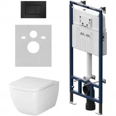 Комплект подвесной унитаз Am.Pm Gem + система инсталляции Am.Pm MasterFit Pro C S IS100238.901701