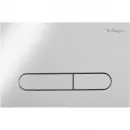 Комплект инсталляция с унитазом BelBagno Prospero BB046CHR/BB2111SC/BB002-80/BB005-PR-CHROME с кнопкой смыва, хром + унитаз подвесной BelBagno Sfera-R безободковый, с сиденьем микролифт, белый