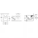 Комплект подвесной унитаз Villeroy & Boch Venticello 4611RSR1 + система инсталляции Tece 9400413