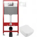 Комплект подвесной унитаз Villeroy & Boch Venticello 4611RSR1 + система инсталляции Tece 9400413