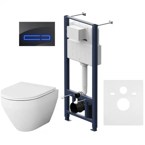 Комплект подвесной унитаз + система инсталляции Am.Pm Spirit 2.0 Touch Pro IS450A38.701700