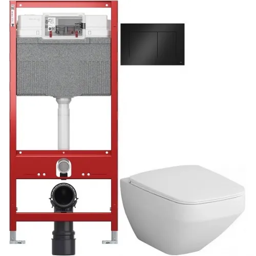 Комплект подвесной унитаз Am.Pm Inspire 2.0 C50A1700SC + система инсталляции Tece 9300302 + 9240407