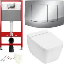 Комплект подвесной унитаз + система инсталляции Tece TECEone 9400405.WC2