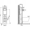 Комплект подвесной унитаз Jacob Delafon Struktura EDF102-00 + E70025-00 + система инсталляции Jacob Delafon E33130RU-NF + E29027-CP
