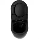 Комплект инсталляция с унитазом BelBagno Prospero BB062CHR-MB/BB062SC-MB/BB002-80/BB007-PR-NERO.M с кнопкой смыва,черный матовый + унитаз подвесной BelBagno Colorato безободковый, с сиденьем микролифт, черный матовый