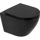 Комплект инсталляция с унитазом BelBagno Prospero BB062CHR-MB/BB062SC-MB/BB002-80/BB007-PR-NERO.M с кнопкой смыва,черный матовый + унитаз подвесной BelBagno Colorato безободковый, с сиденьем микролифт, черный матовый
