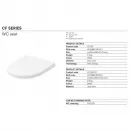 Комплект подвесной унитаз Toto CF CW132Y#NW1 + VC130 + система инсталляции Villeroy & Boch 92246100 + 92249061