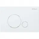 Комплект инсталляция с унитазом BelBagno Sfera BB8001CHR/SC/BB002-80/BB014-SR-BIANCO с кнопкой смыва, белый + унитаз подвесной BelBagno Tre безободковый, с сиденьем микролифт, белый