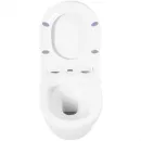 Комплект инсталляция с унитазом BelBagno Sfera BB8001CHR/SC/BB002-80/BB014-SR-BIANCO с кнопкой смыва, белый + унитаз подвесной BelBagno Tre безободковый, с сиденьем микролифт, белый