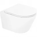 Комплект инсталляция с унитазом BelBagno Sfera BB8001CHR/SC/BB002-80/BB014-SR-BIANCO с кнопкой смыва, белый + унитаз подвесной BelBagno Tre безободковый, с сиденьем микролифт, белый