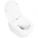 Комплект инсталляция с унитазом BelBagno Sfera BB8001CHR/SC/BB002-80/BB014-SR-BIANCO с кнопкой смыва, белый + унитаз подвесной BelBagno Tre безободковый, с сиденьем микролифт, белый