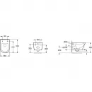 Комплект инсталляция с унитазом BelBagno Sfera BB8001CHR/SC/BB002-80/BB014-SR-BIANCO с кнопкой смыва, белый + унитаз подвесной BelBagno Tre безободковый, с сиденьем микролифт, белый