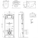 Комплект подвесной унитаз Am.Pm Spirit V2.0 + система инсталляции Am.Pm Pro S IS47031.701700