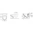 Комплект подвесной унитаз Villeroy & Boch Omnia Architectura 5684H101 + система инсталляции Tece 9400413