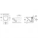 Комплект подвесной унитаз Villeroy & Boch O.Novo 5688HR01 + система инсталляции Tece 9400413