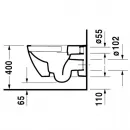 Комплект подвесной унитаз Duravit Happy D.2 2222098900 + 0064591300 + система инсталляции Tece 9300302 + 9240407