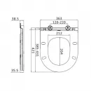 Комплект подвесной унитаз Am.Pm Spirit 2.0 C701700WH + C707857WH + система инсталляции Jacob Delafon E24156-NF + E20859-7-BMT