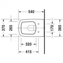 Комплект подвесной унитаз Duravit Durastyle 2536090000 + 0063790000 + система инсталляции TECE 9300302 + 9240401