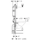Комплект подвесной унитаз Jacob Delafon Patio EDV102-00 + E70021-00 + система инсталляции Geberit 458.124.21.1