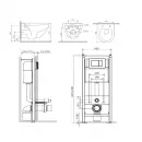Комплект подвесной унитаз + система инсталляции Am.Pm Spirit 2.0 IS3701700