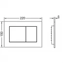 Комплект подвесной унитаз Duravit Starck 3 2200090000 + 0063810000 + система инсталляции TECE 9300302 + 9240401