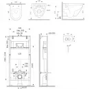 Комплект подвесной унитаз Am.Pm Spirit V2.0 + система инсталляции Am.Pm MasterFit Pro C L IS100101.701700