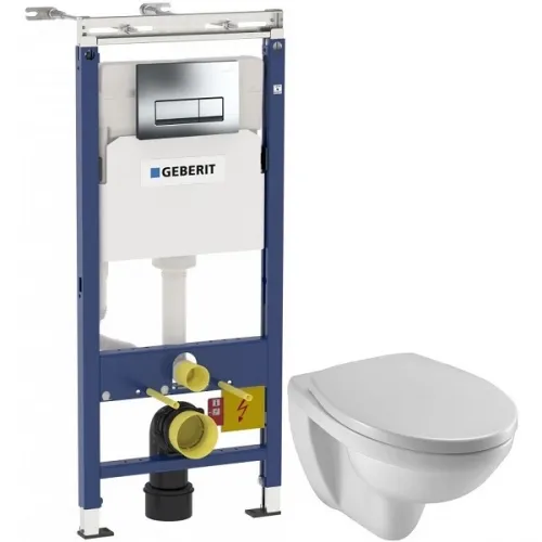 Комплект подвесной унитаз Jacob Delafon Patio EDV102-00 + E70021-00 + система инсталляции Geberit 458.125.21.1