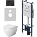 Комплект подвесной унитаз Am.Pm Spirit V2.0 + система инсталляции Am.Pm MasterFit Pro C L IS100138.701700