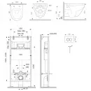 Комплект подвесной унитаз Am.Pm Spirit V2.0 + система инсталляции Am.Pm MasterFit Pro C L IS100138.701700