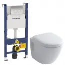 Комплект подвесной унитаз Toto NC CW762Y + VC100N + система инсталляции Geberit 458.124.21.1